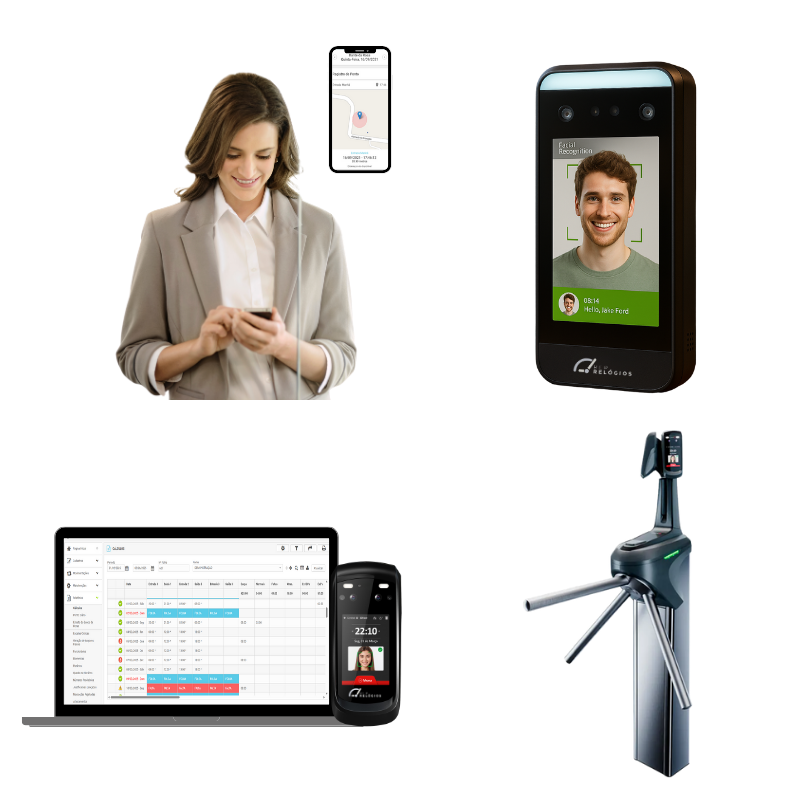 Equipamentos de controle de ponto