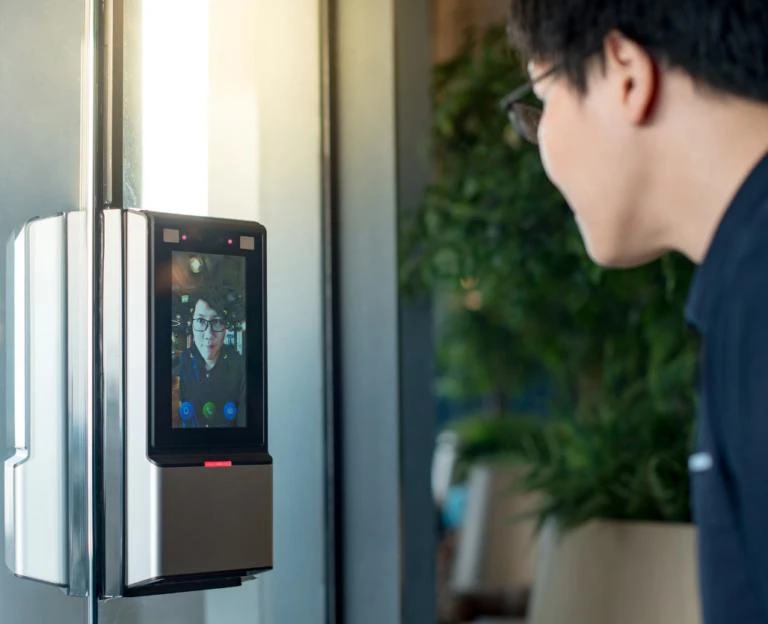 Imagem ilustrativa de Controle de acesso facial para academia